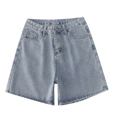 Flower Rattan Embroidery Retro Wash Blue Jean Shorts Girls Sense Custom Denim Clothing